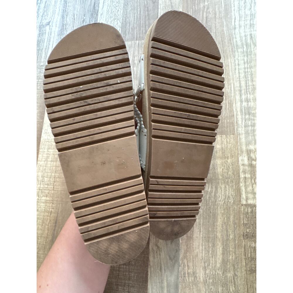 Women's Jack Rogers Lexi Criss Cross Platform Suede Sandals size 7 Boho Preppy - Picture 6 of 7